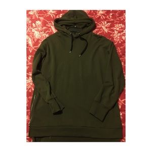 Forever 21 olive green hoodie