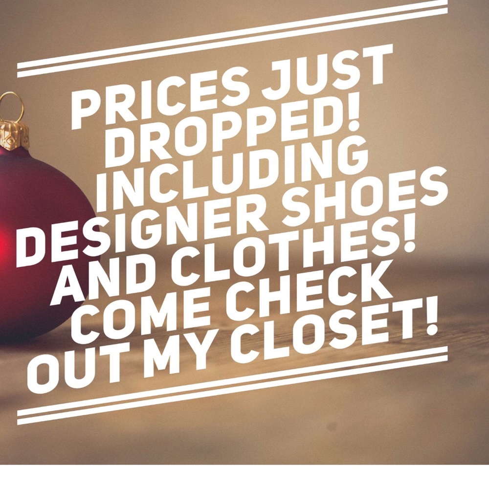 Prices dropped on select items in closet