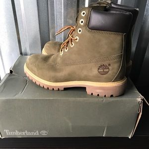 Olive Green Timberlands