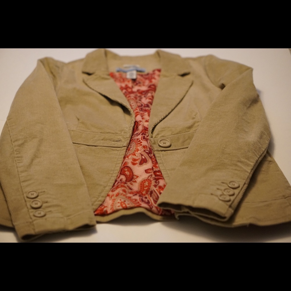 Old Navy Tan Corduroy Jacket M