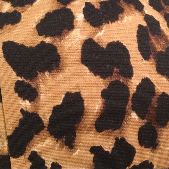 Leopard print open front jacket small - Picture 5 of 6