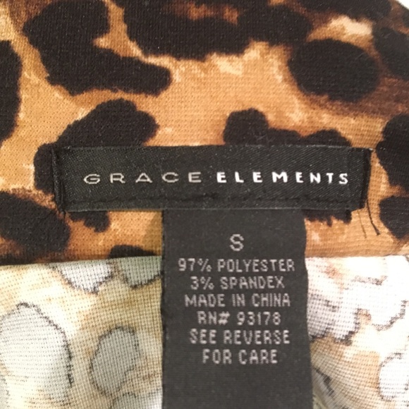 Leopard print open front jacket small - Picture 6 of 6