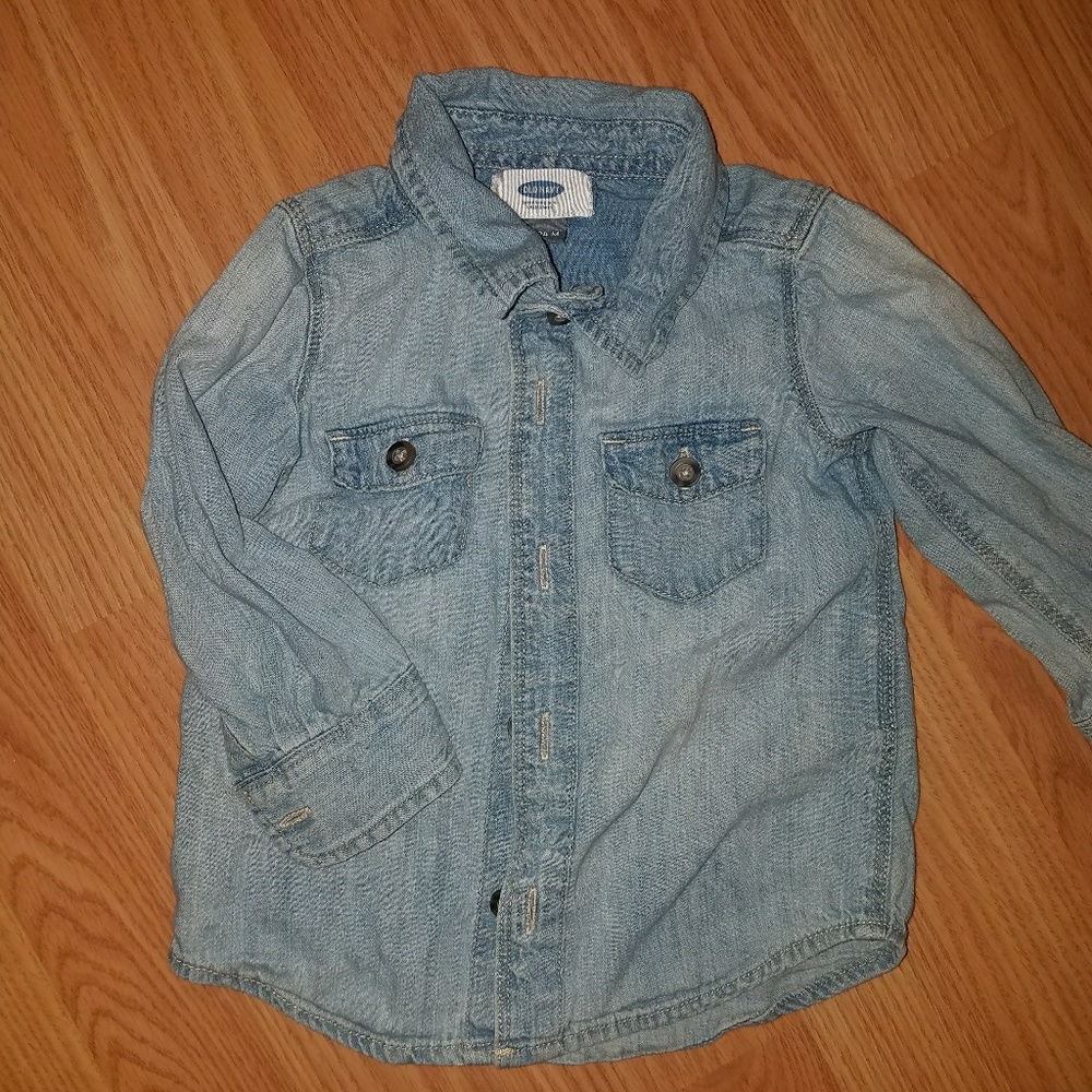 Boys 18- 24 month Old Navy denim shirt