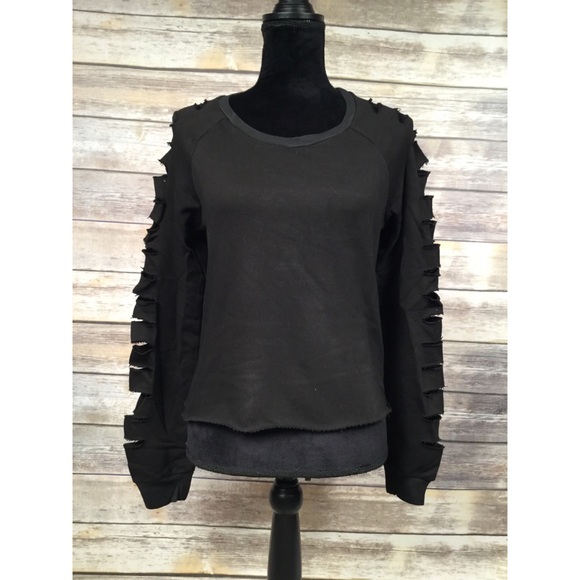 Cut Out Round Neck Long Sleeve Top - Picture 7 of 8