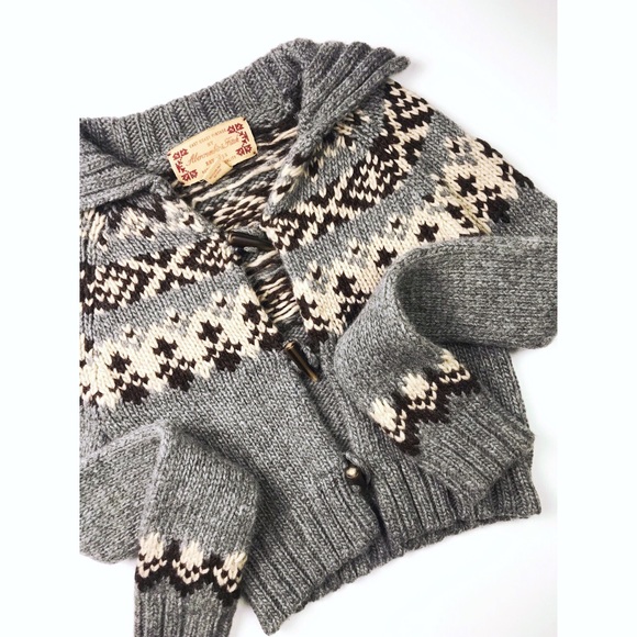 Abercrombie & Fitch Sweaters - {A&F} 100% Wool Nordic Sweater East Coast Vintage
