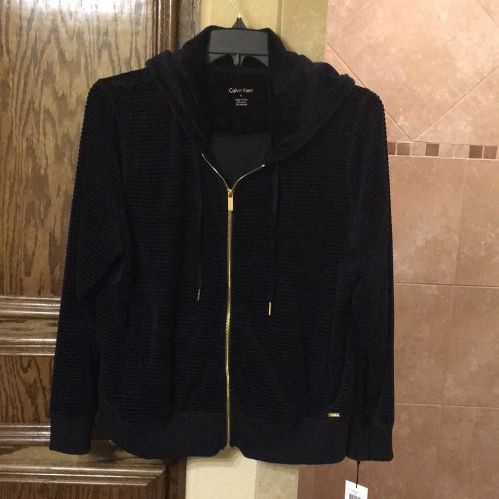 Black Calvin Klein jacket