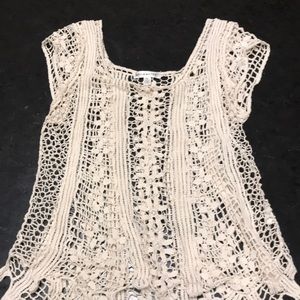 A woven top