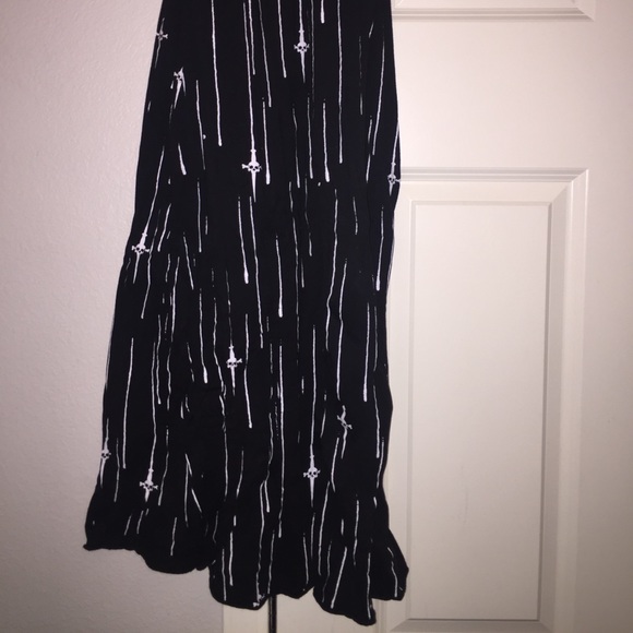 Corset top skull and sword maxi dress - Picture 2 of 2