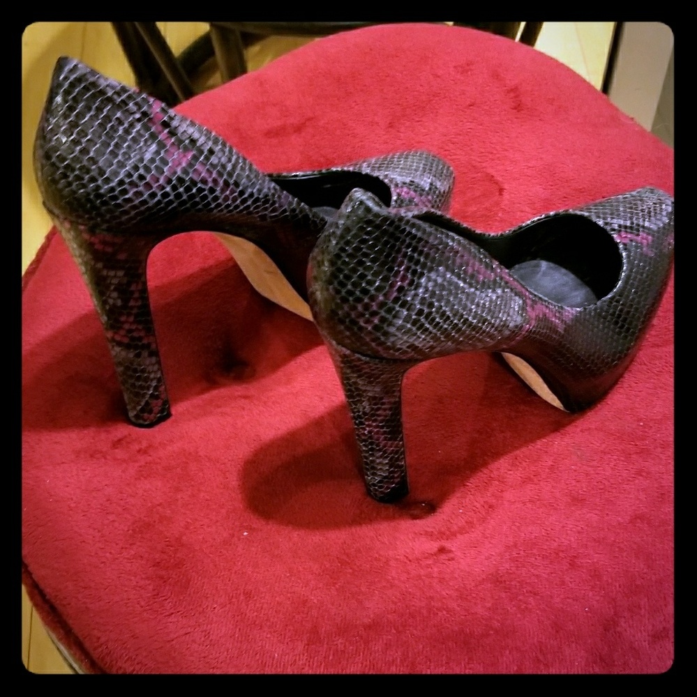 Brian Atwood Snakeskin Pump