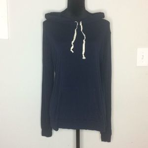 Brandy Melville One Size Navy Blue Hoodie