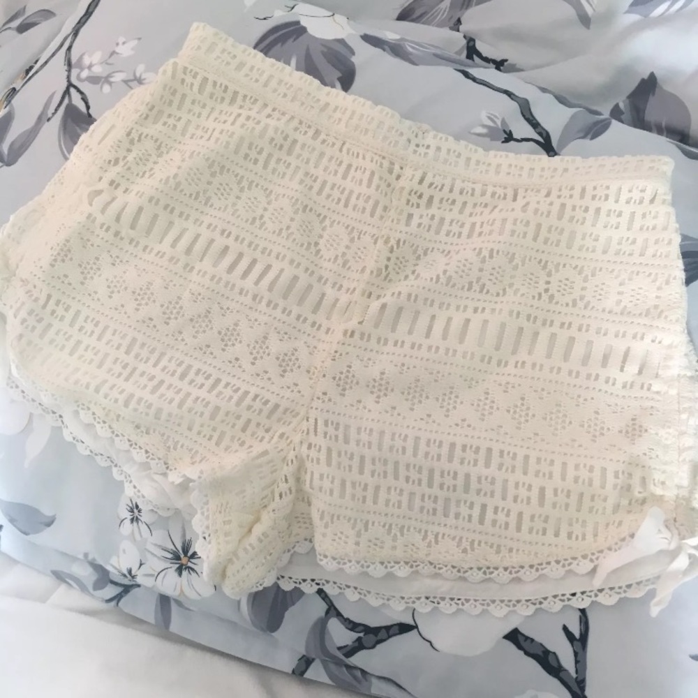 Kendall & Kylie Crochet Boho Shorts