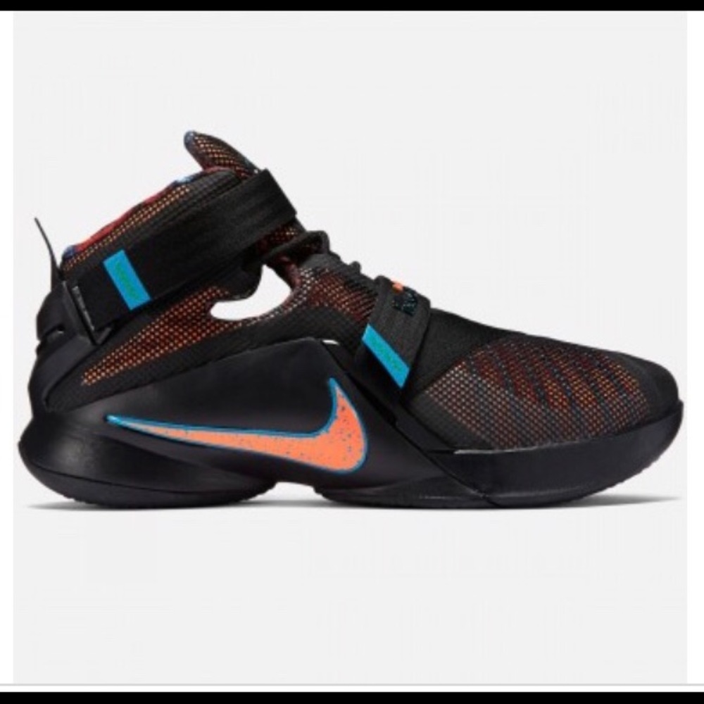 Lebrons size 5.5 (men’s) multicolored & breathable