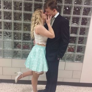 Two piece formal dress