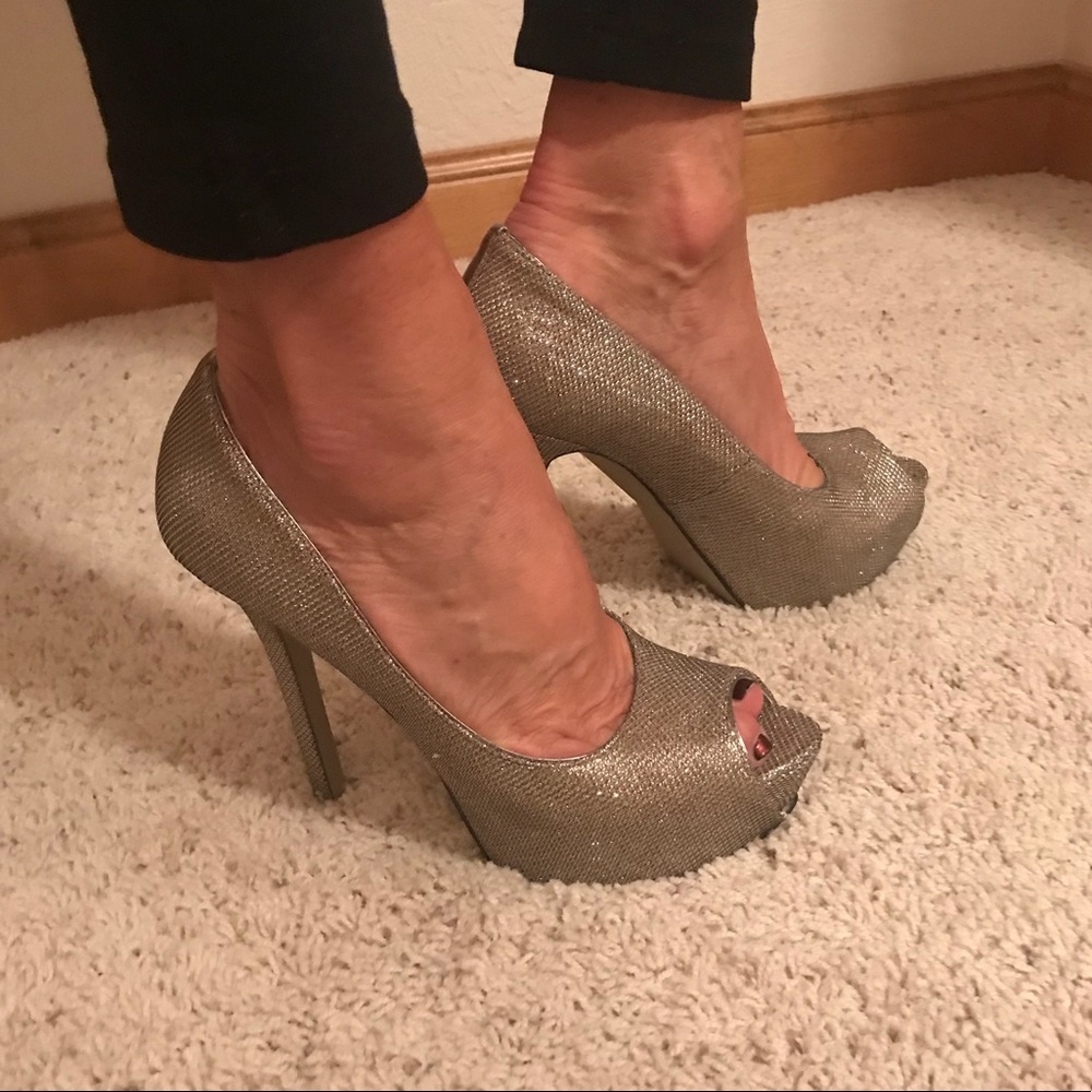 Enzo Angiolini Platform Heels, Worn Once