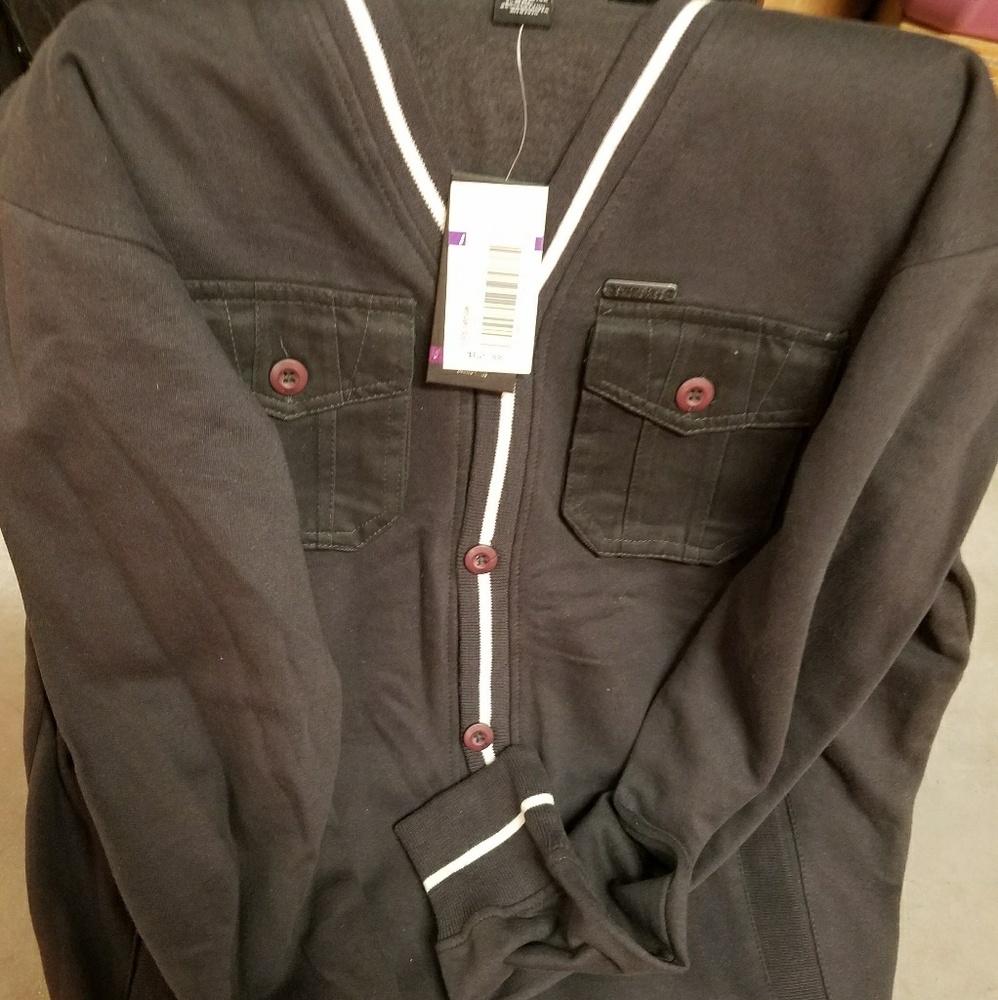 Men's button down sweaters