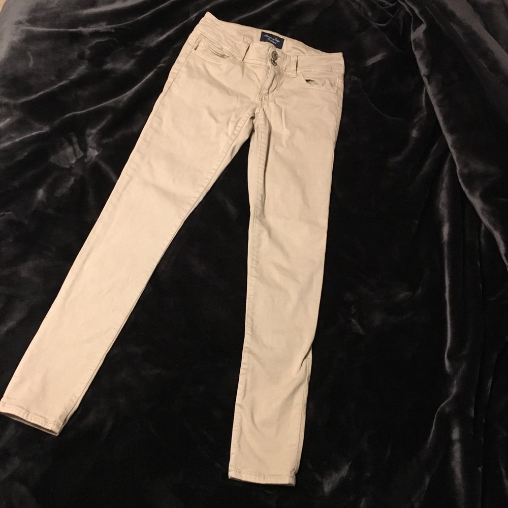 Super stretch low rise skinny jeans