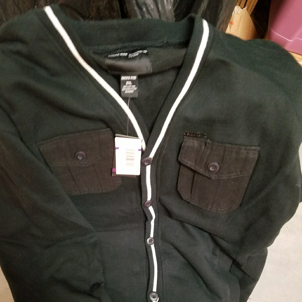 Men's button down sweaters