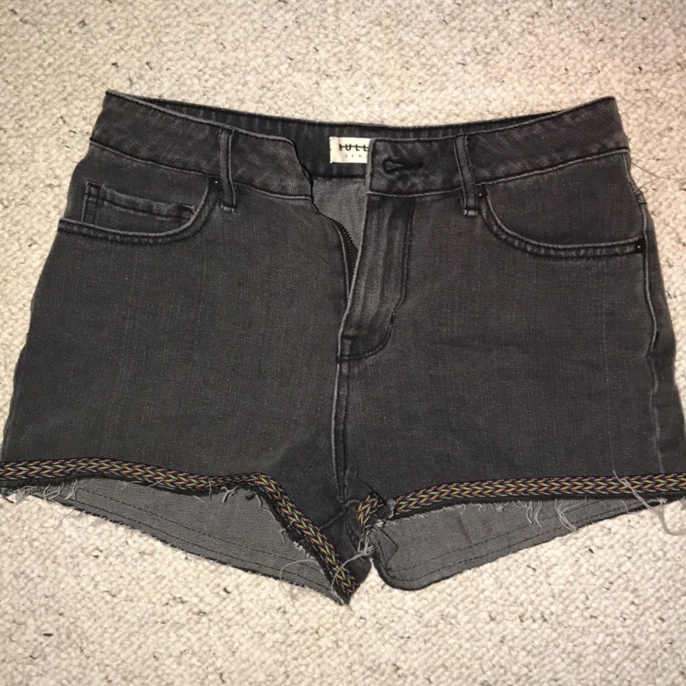 Bullhead denim high rise shorts