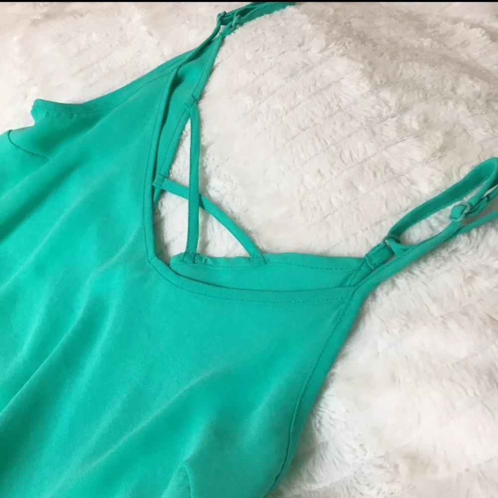 Papaya Turquoise Camisole Tank Top