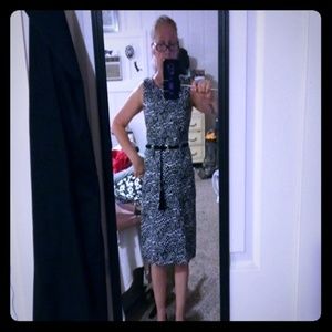 Black and white dress for work or a night out