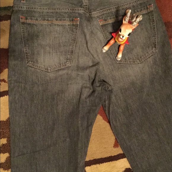 EUC DENIM LAB JEANS ๐ CHARCOAL SLIGHT DISTRESS SZ 34/29 - Picture 5 of 14