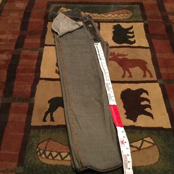 EUC DENIM LAB JEANS ๐ CHARCOAL SLIGHT DISTRESS SZ 34/29 - Picture 8 of 14