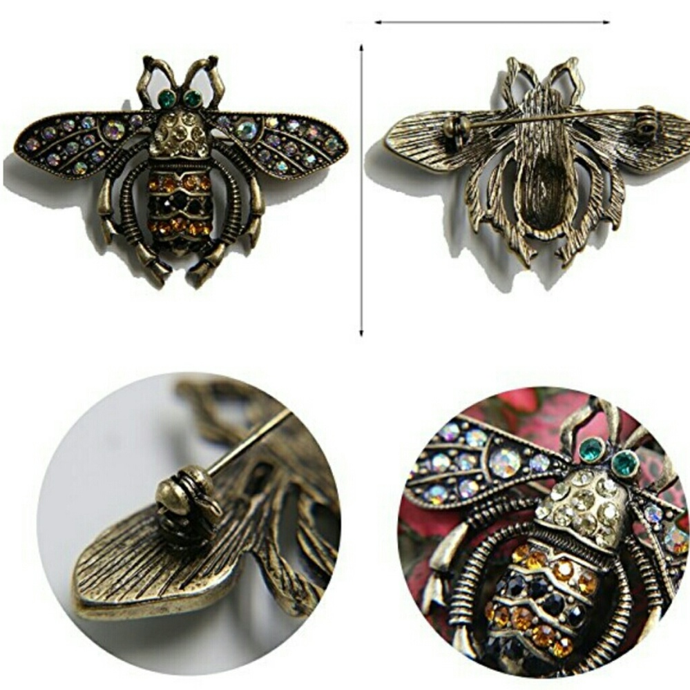 Bee Brooch - Picture 2 of 3
