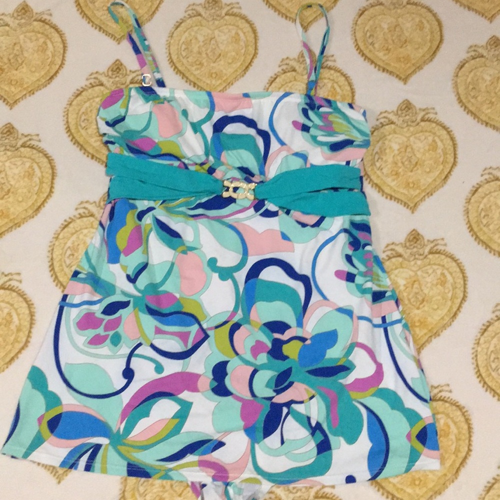 One piece swimsuit by Perry Ellis