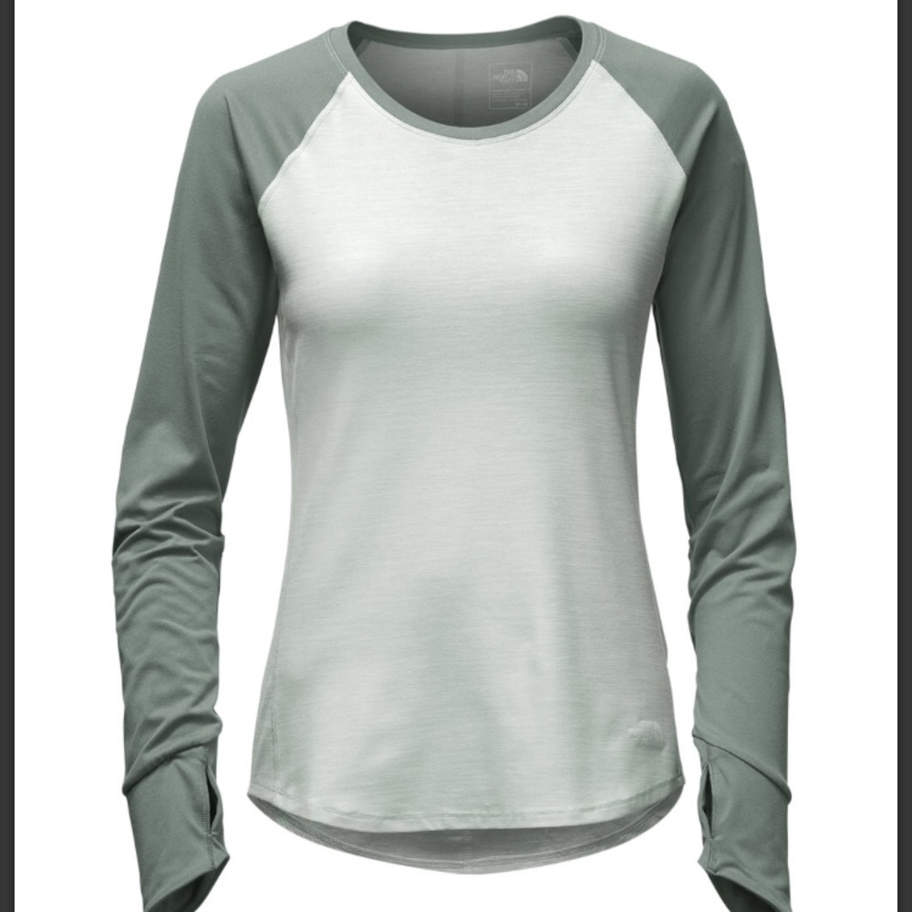 north face baseball tee