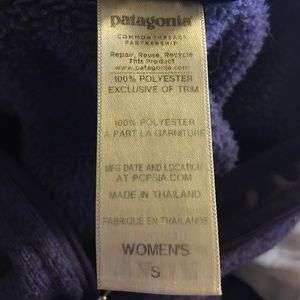 Purple half-zip Patagonia