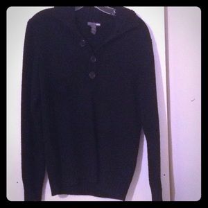 H&M black wool sweater. Comfortable and versatile.