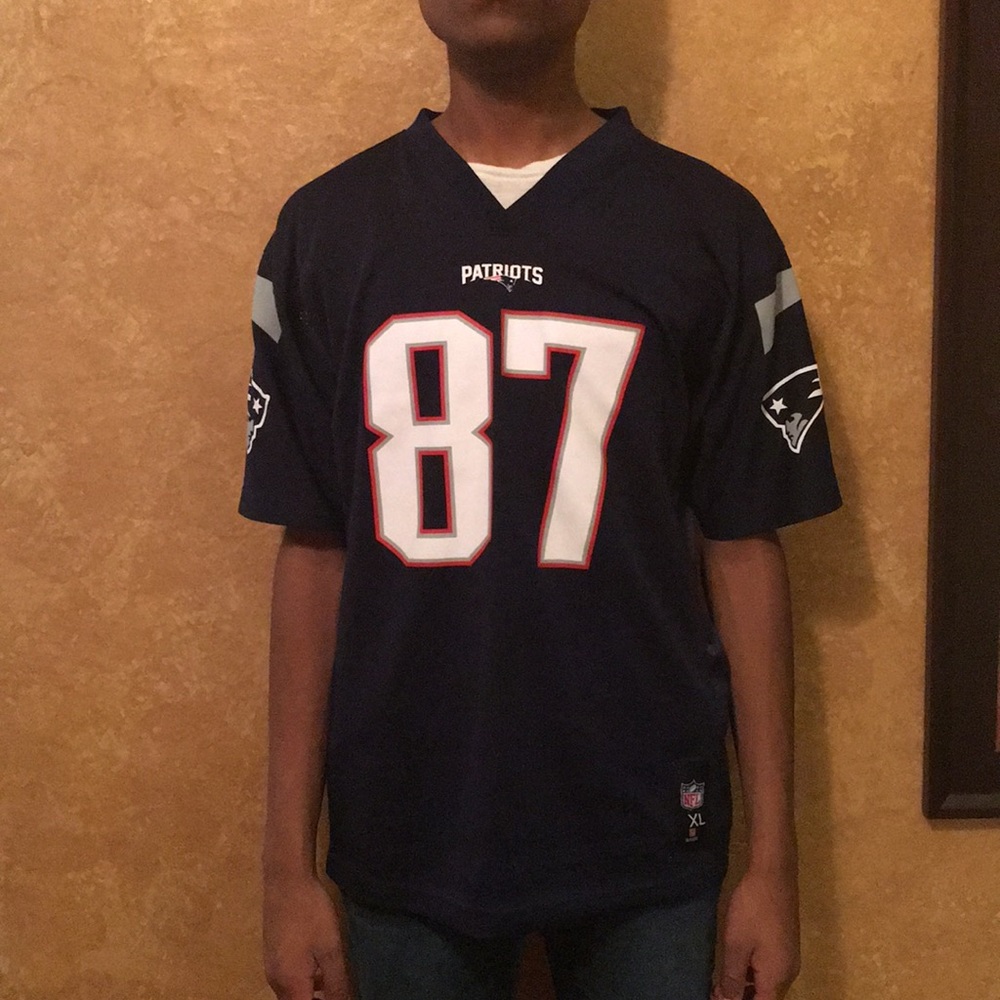 New England Patriots Youth XL Jersey