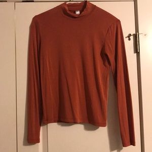 American Apparel Long Sleeve Turtleneck Shirt