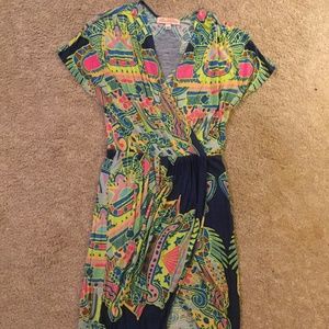MARA HOFFMAN Tribal Print Dress XS