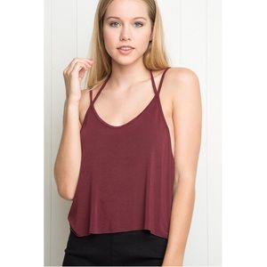 Brandy Melville Maroon tank top