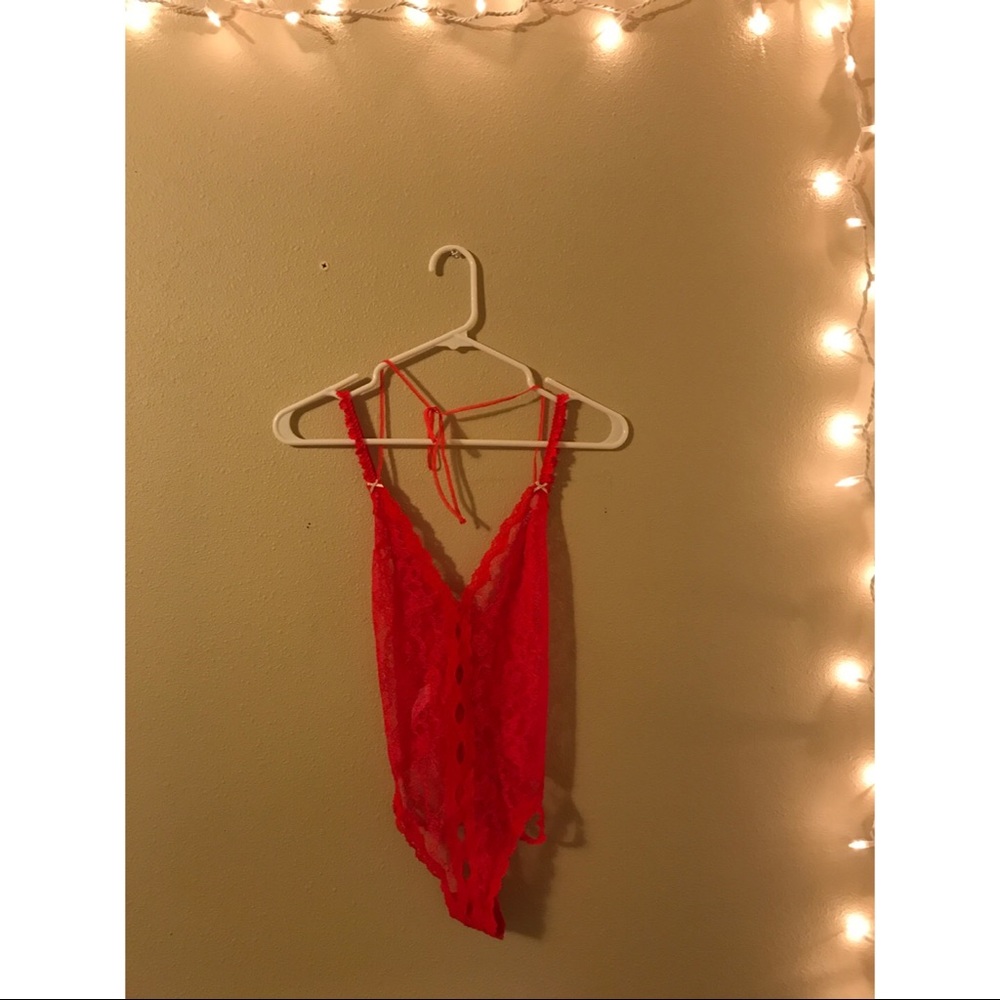 Red Lace Victoria Secret Valentine Lingerie