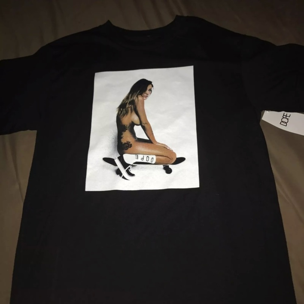 DOPE skater girl graphic shirt