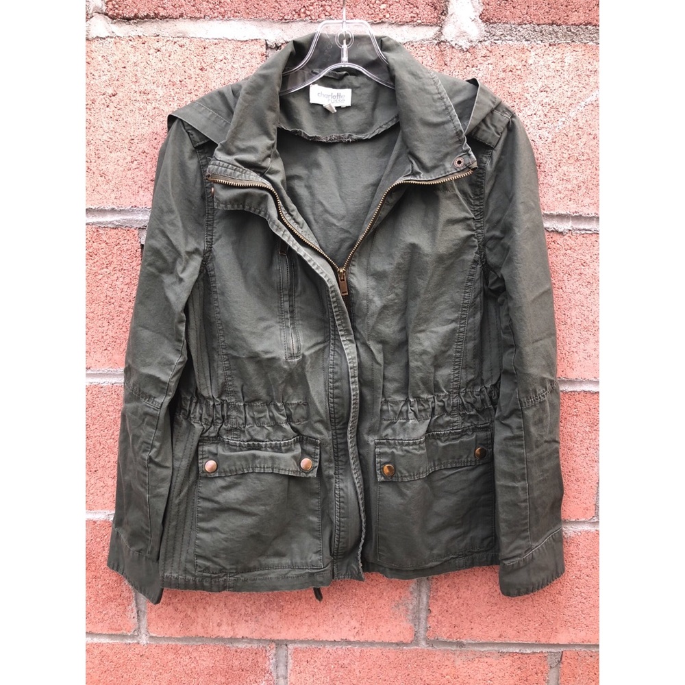 Olive Green Anorak Jacket