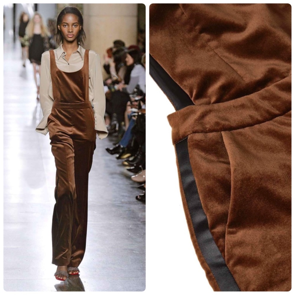 🎉HOT PICK🎉Topshop Arno Velvet Overalls by Unique