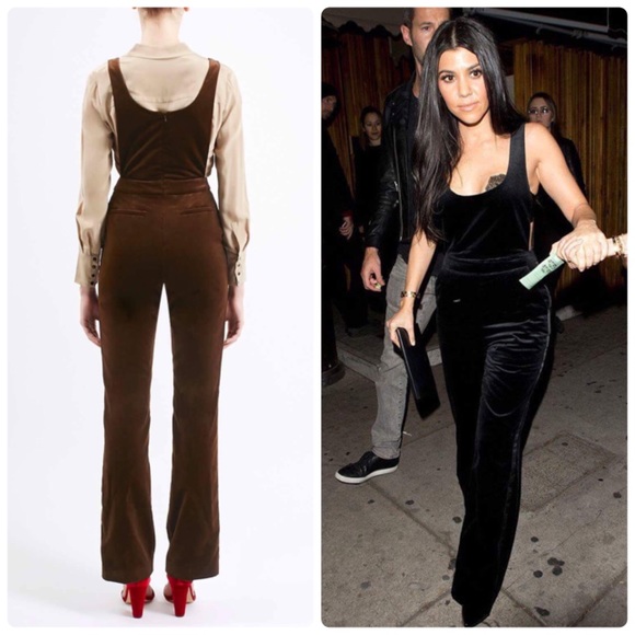 🎉HOT PICK🎉Topshop Arno Velvet Overalls by Unique - Picture 3 of 8