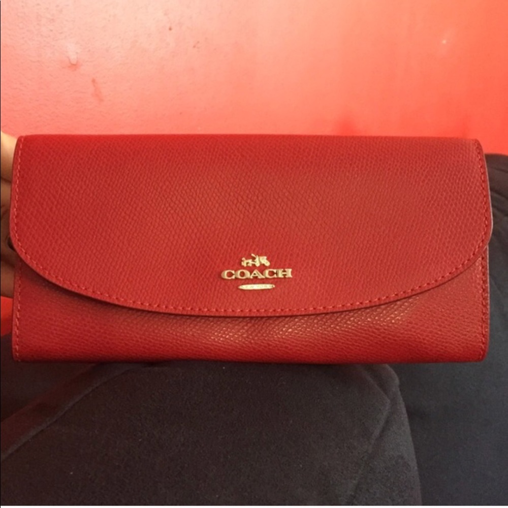 Coach Textured Leather Wallet