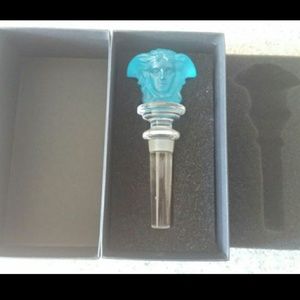 Authentic Rosenthal Versace Crystal Bottle Stopper