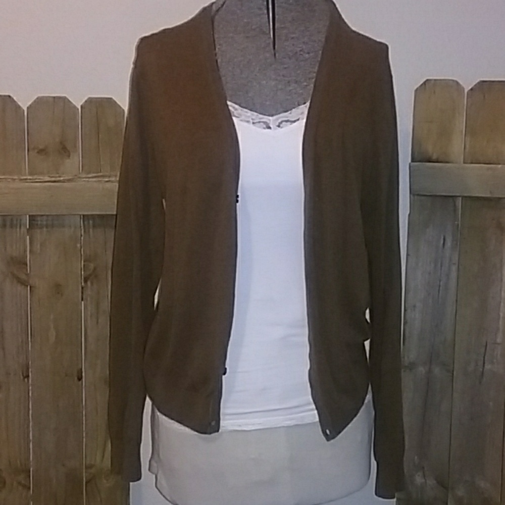 Tan Men's Cardigan