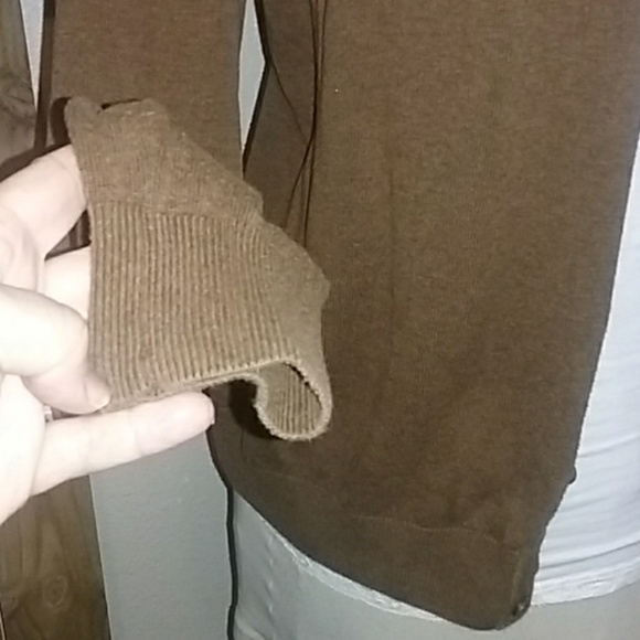Tan Men's Cardigan - Picture 2 of 4
