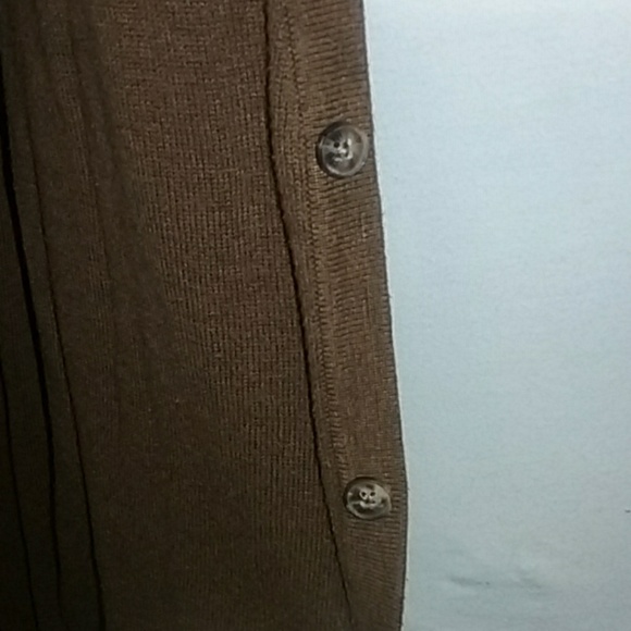 Tan Men's Cardigan - Picture 3 of 4