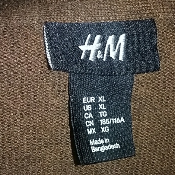 Tan Men's Cardigan - Picture 4 of 4