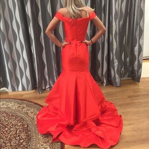Red size 6 Jovani Dress. Worn only once