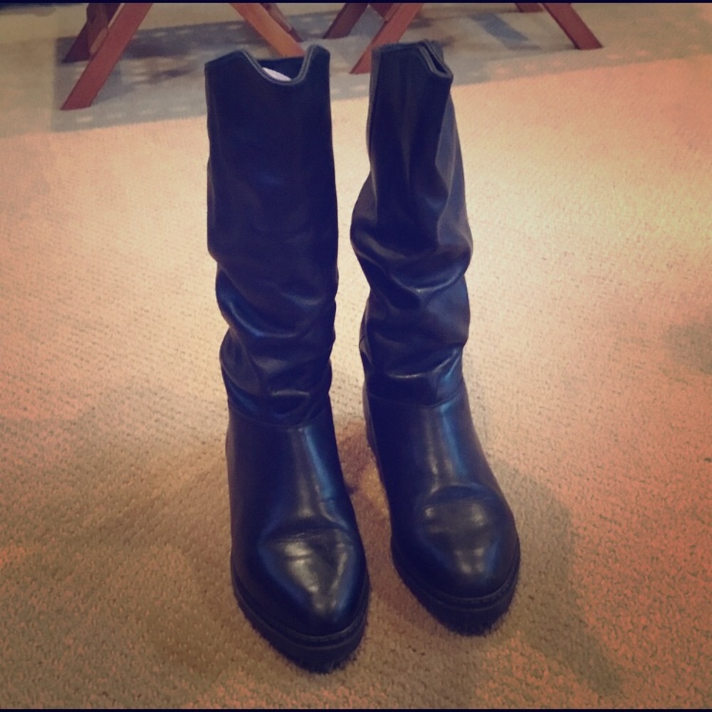 Waterproof Leather Slouch Blondo Boot