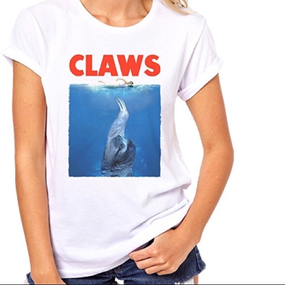 NWOT sloth claws Ironic t-shirt - Picture 1 of 3