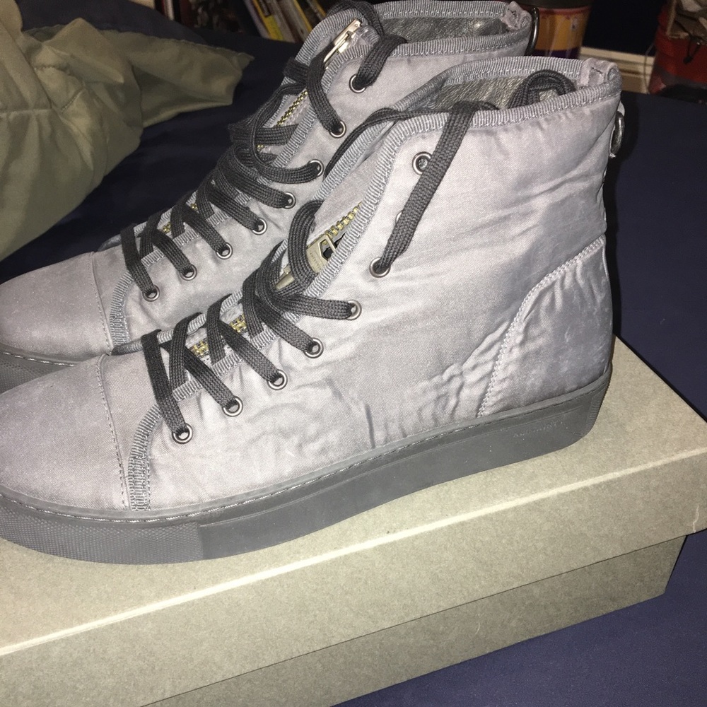 ALLSAINTS hightop nylon boots.